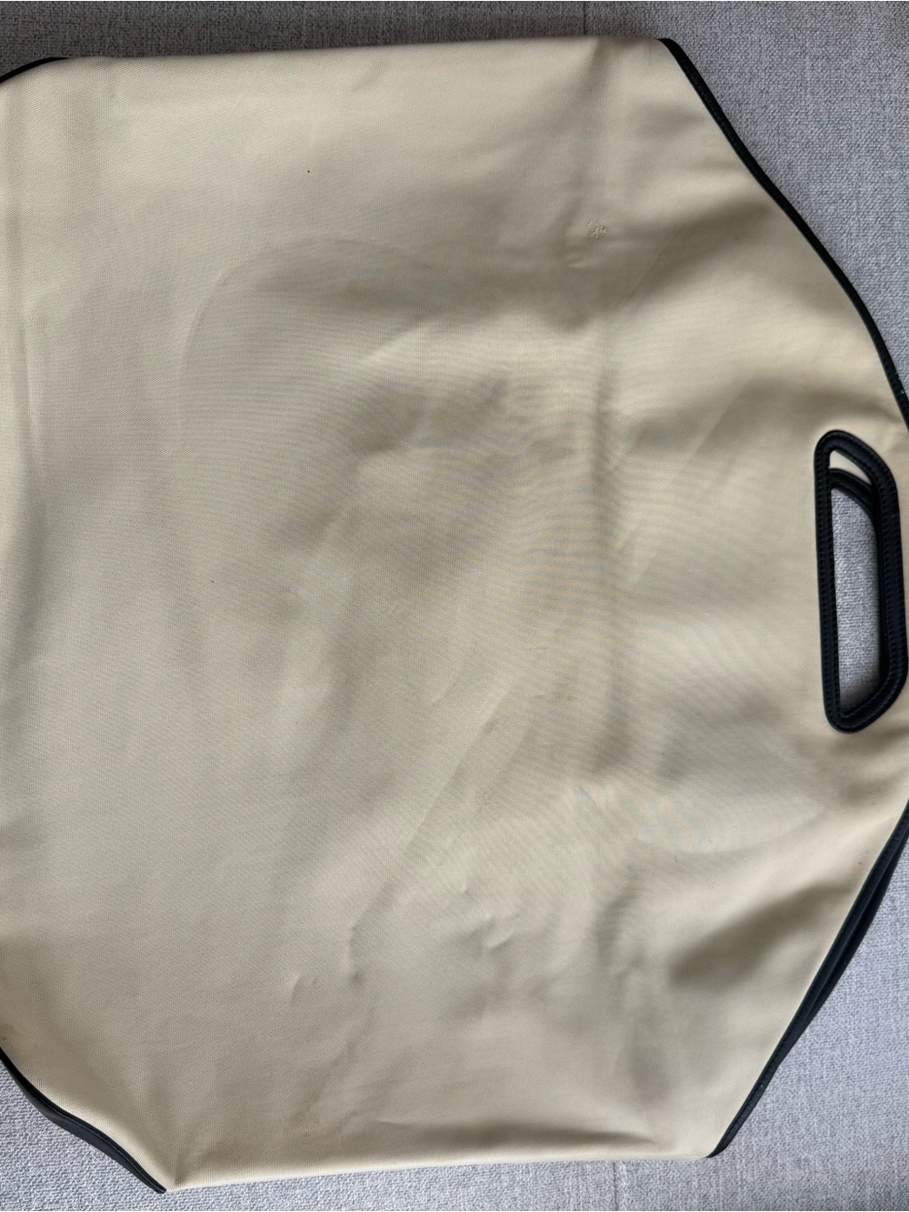 Vintage Loewe Anagram Tote Bag Beige Black Y2K